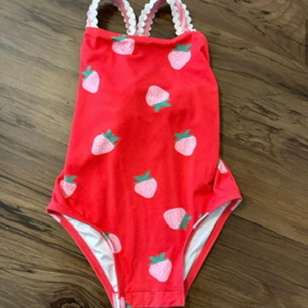 TBBC Sanibel Strawberry Print Swimsuit